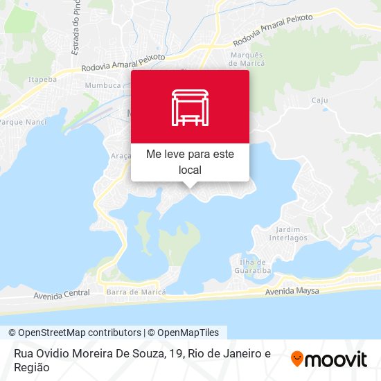 Rua Ovidio Moreira De Souza, 19 mapa