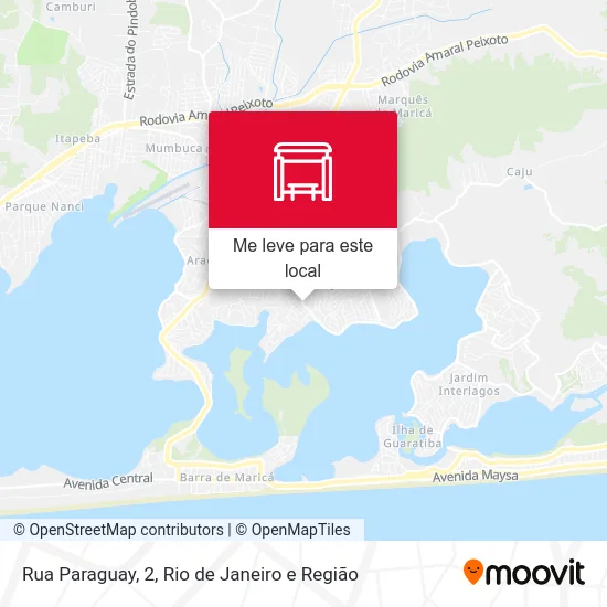 Rua Paraguay, 2 mapa