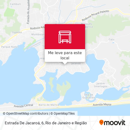 Estrada De Jacaroá, 6 mapa