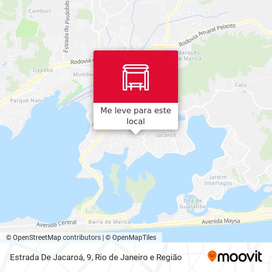 Estrada De Jacaroá, 9 mapa