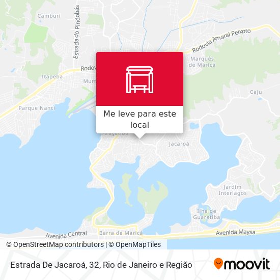 Estrada De Jacaroá, 32 mapa