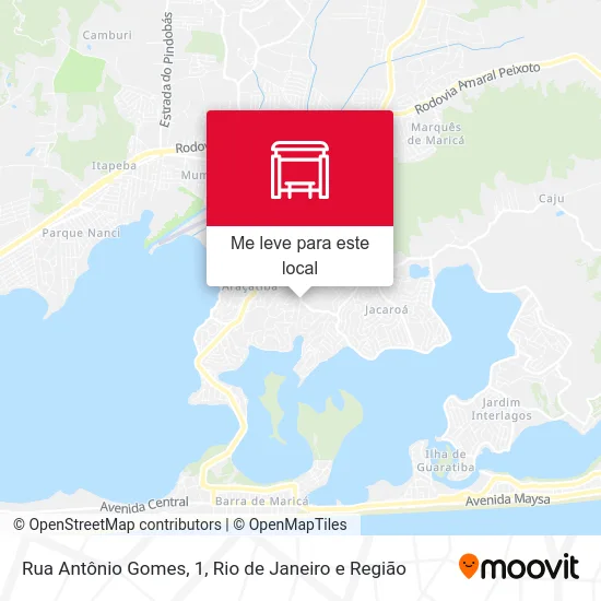 Rua Antônio Gomes, 1 mapa