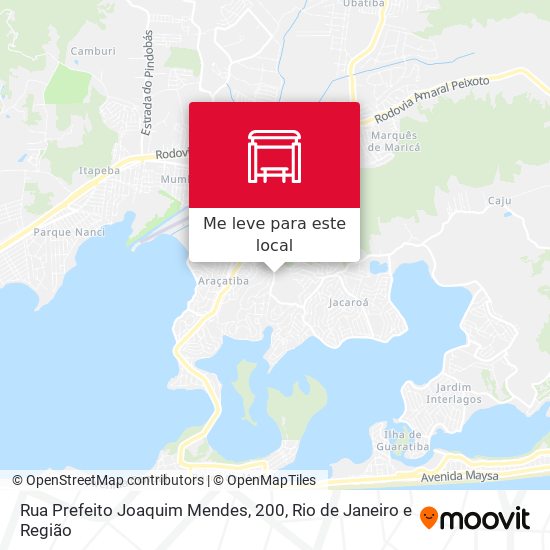 Rua Prefeito Joaquim Mendes, 200 mapa