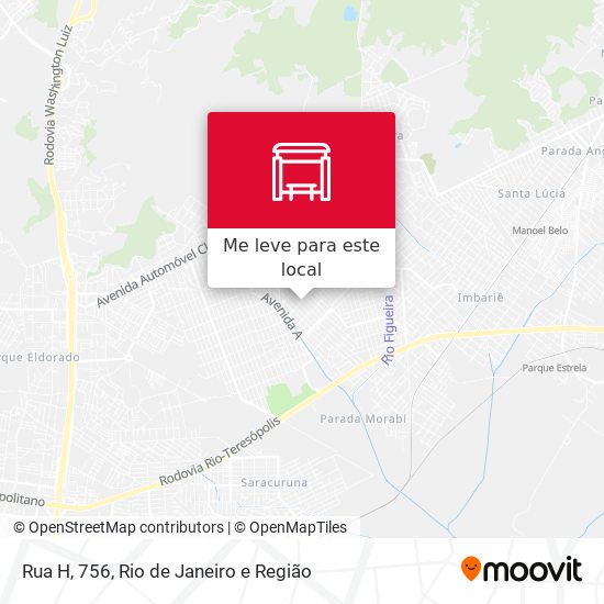 Rua H, 756 mapa