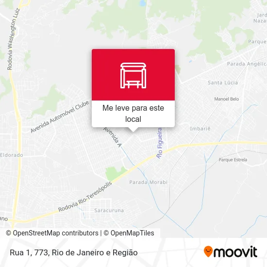 Rua 1, 773 mapa