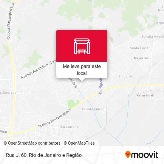 Rua J, 60 mapa
