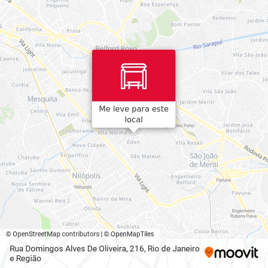 Rua Domingos Alves De Oliveira, 216 mapa