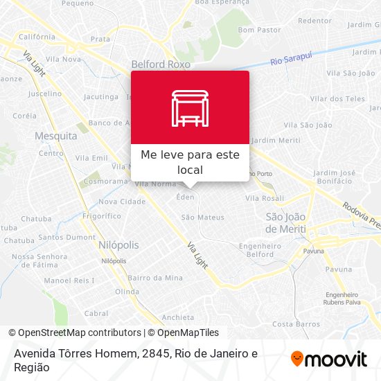 Avenida Tôrres Homem, 2845 mapa