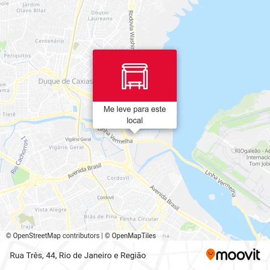 Rua Três, 44 mapa