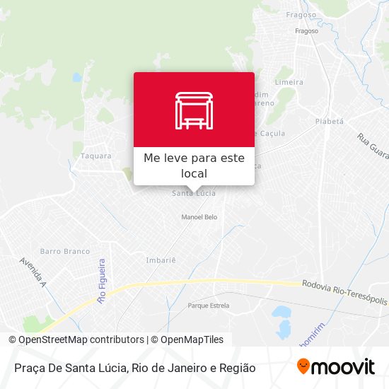 Praça De Santa Lúcia mapa