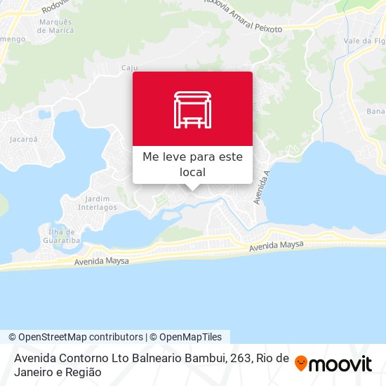 Avenida Contorno Lto Balneario Bambui, 263 mapa