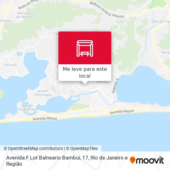 Avenida F Lot Balneario Bambui, 17 mapa