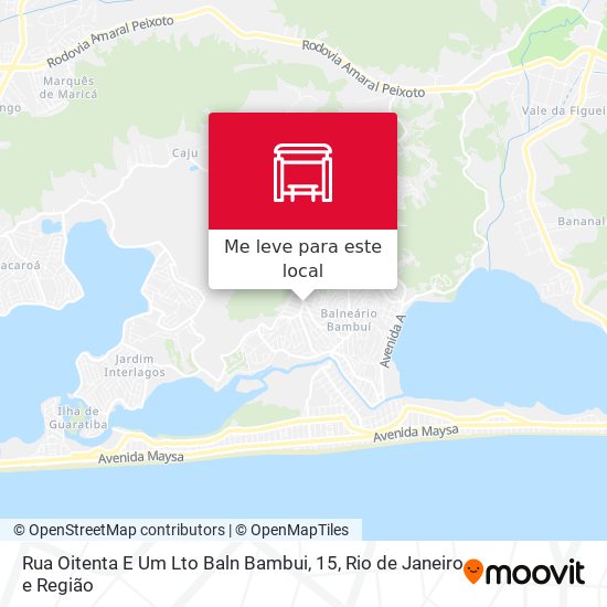 Rua Oitenta E Um Lto Baln Bambui, 15 mapa