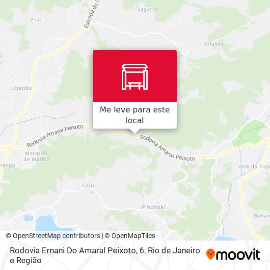 Rodovia Ernani Do Amaral Peixoto, 6 mapa