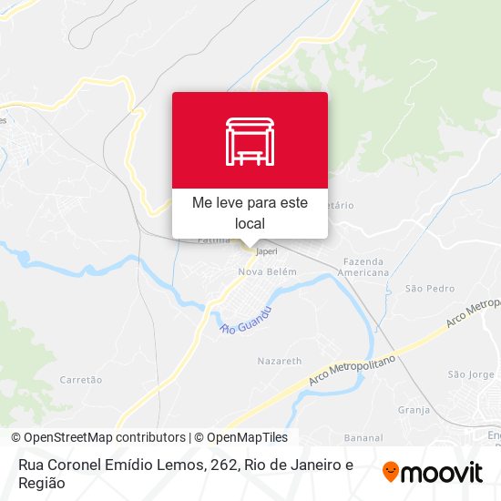 Rua Coronel Emídio Lemos, 262 mapa