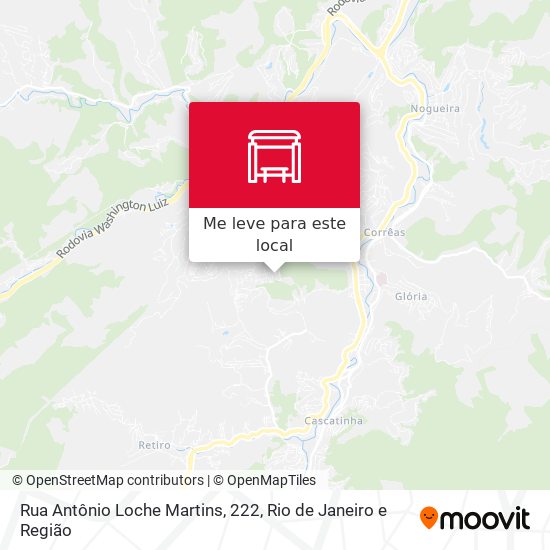 Rua Antônio Loche Martins, 222 mapa