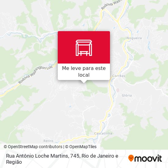 Rua Antônio Loche Martins, 745 mapa
