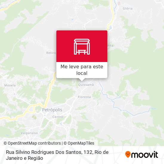 Rua Silvino Rodrigues Dos Santos, 132 mapa
