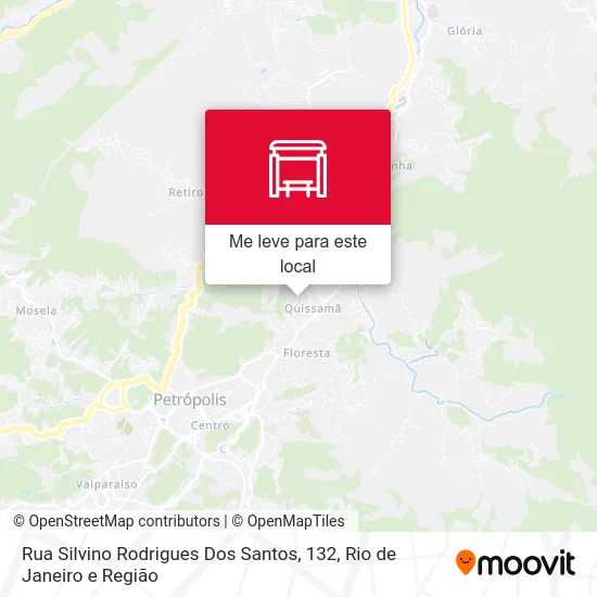 Rua Silvino Rodrigues Dos Santos, 132 mapa