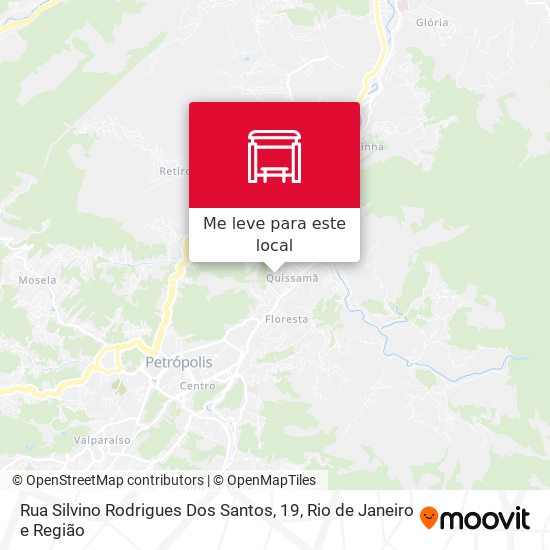 Rua Silvino Rodrigues Dos Santos, 19 mapa