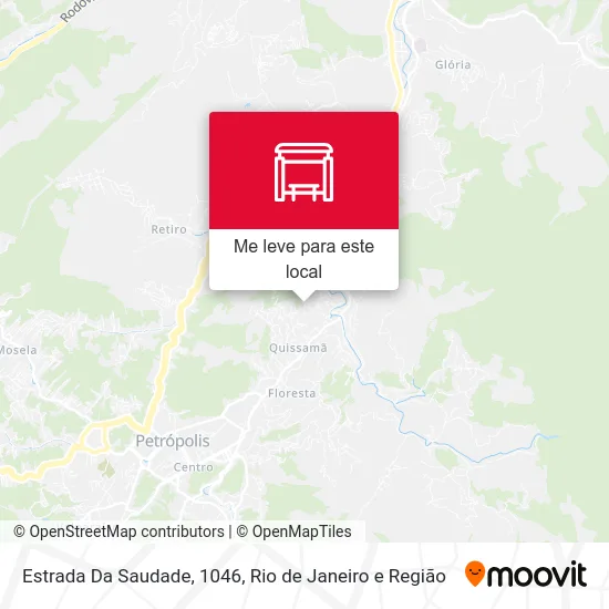 Estrada Da Saudade, 1046 mapa