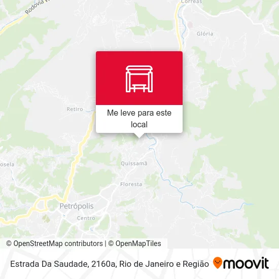 Estrada Da Saudade, 2160a mapa