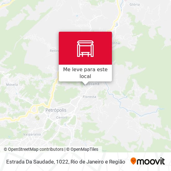 Estrada Da Saudade, 1022 mapa
