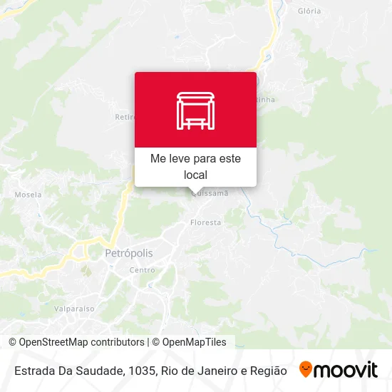 Estrada Da Saudade, 1035 mapa