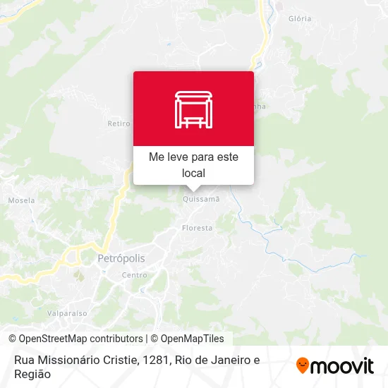 Rua Missionário Cristie, 1281 mapa