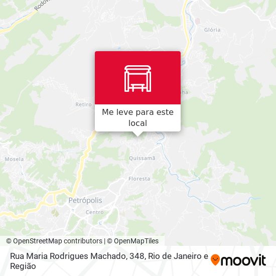 Rua Maria Rodrigues Machado, 348 mapa