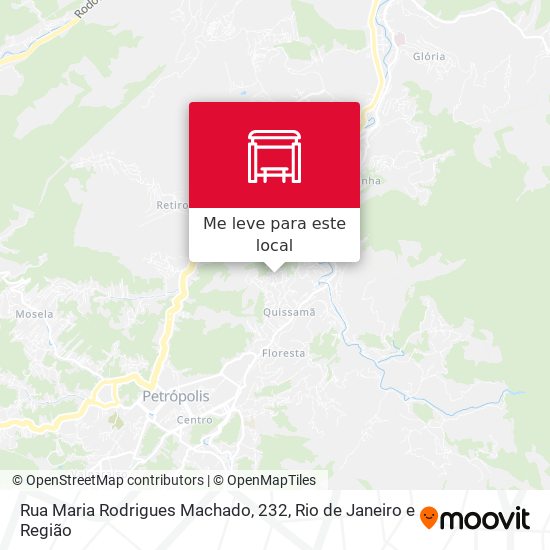 Rua Maria Rodrigues Machado, 232 mapa