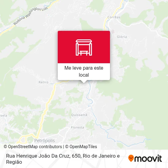 Rua Henrique João Da Cruz, 650 mapa