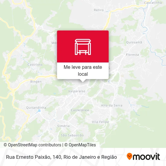 Rua Ernesto Paixão, 140 mapa