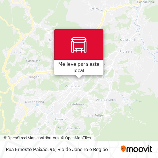 Rua Ernesto Paixão, 96 mapa