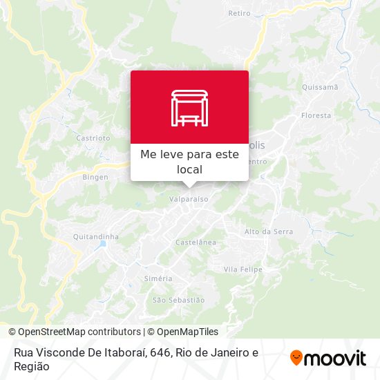 Rua Visconde De Itaboraí, 646 mapa