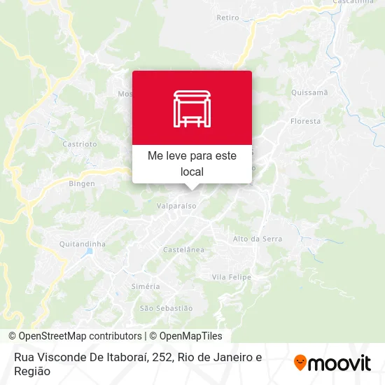 Rua Visconde De Itaboraí, 252 mapa