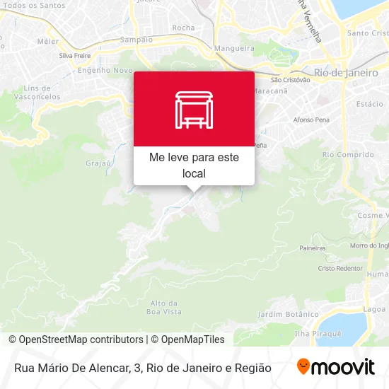 Rua Mário De Alencar, 3 mapa