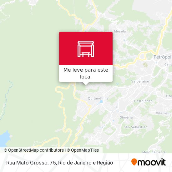 Rua Mato Grosso, 75 mapa