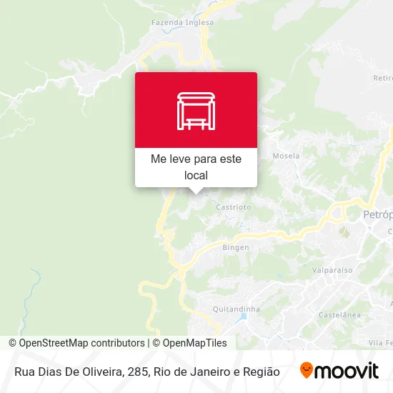Rua Dias De Oliveira, 285 mapa