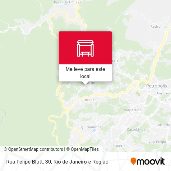 Rua Felipe Blatt, 30 mapa