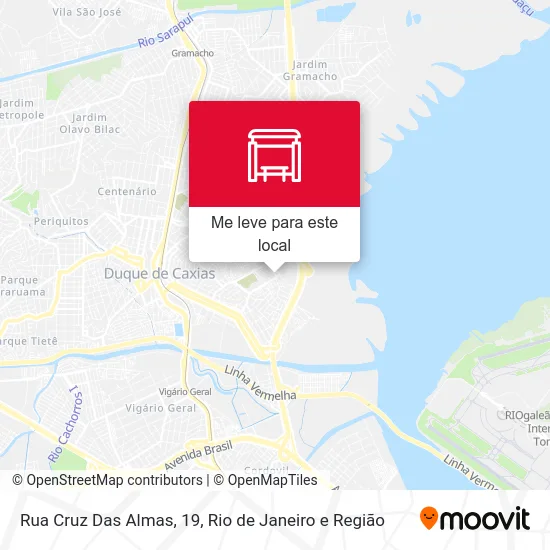 Rua Cruz Das Almas, 19 mapa