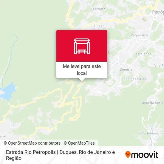 Estrada Rio Petropolis | Duques mapa