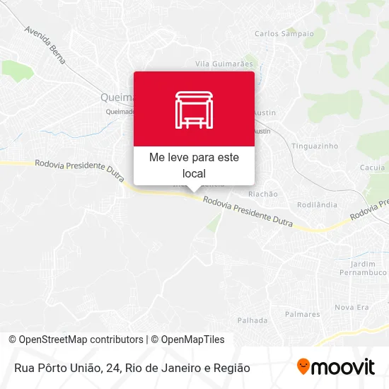 Rua Pôrto União, 24 mapa