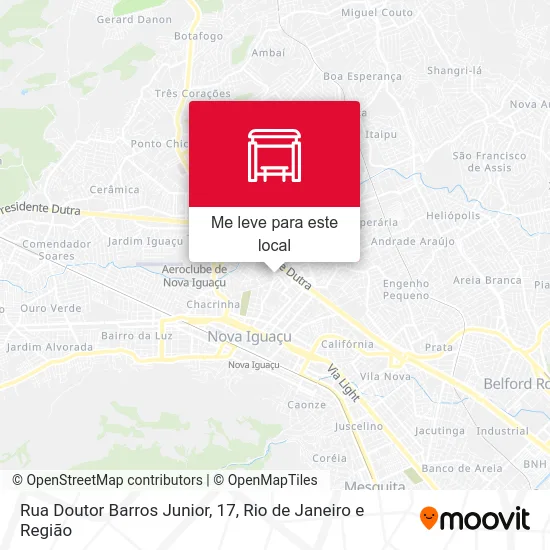Rua Doutor Barros Junior, 17 mapa