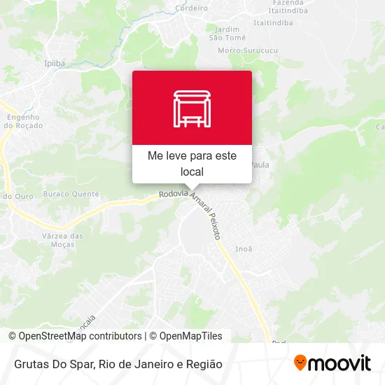 Grutas Do Spar mapa