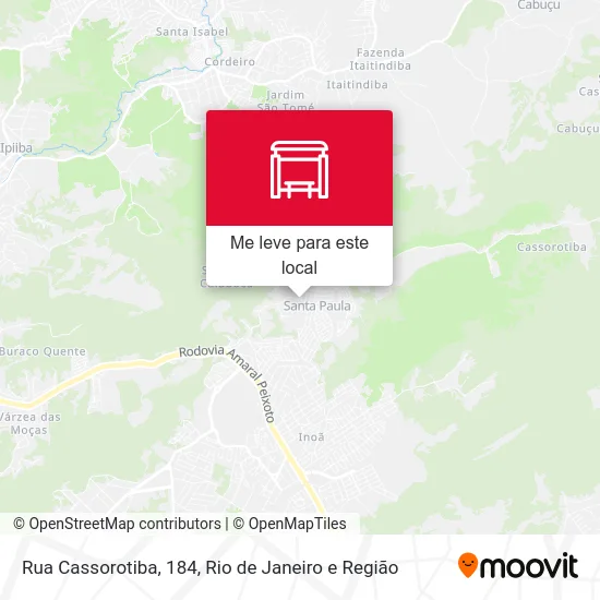Rua Cassorotiba, 184 mapa