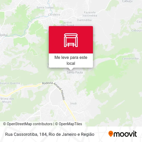 Rua Cassorotiba, 184 mapa