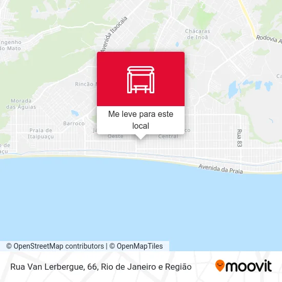 Rua Van Lerbergue, 66 mapa