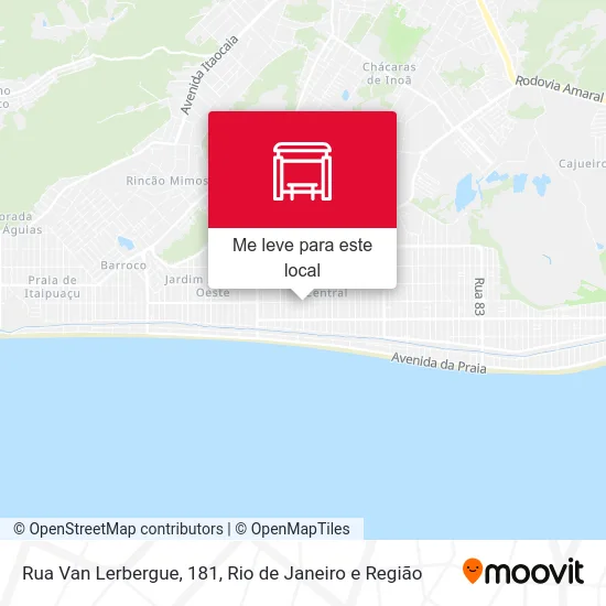 Rua Van Lerbergue, 181 mapa