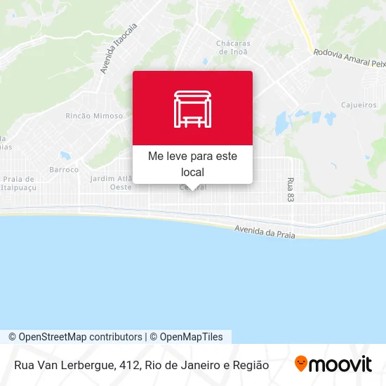 Rua Van Lerbergue, 412 mapa